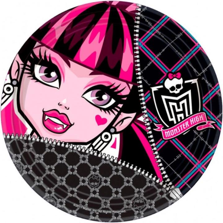Produktbild Amscan Monster High Teller (8x)