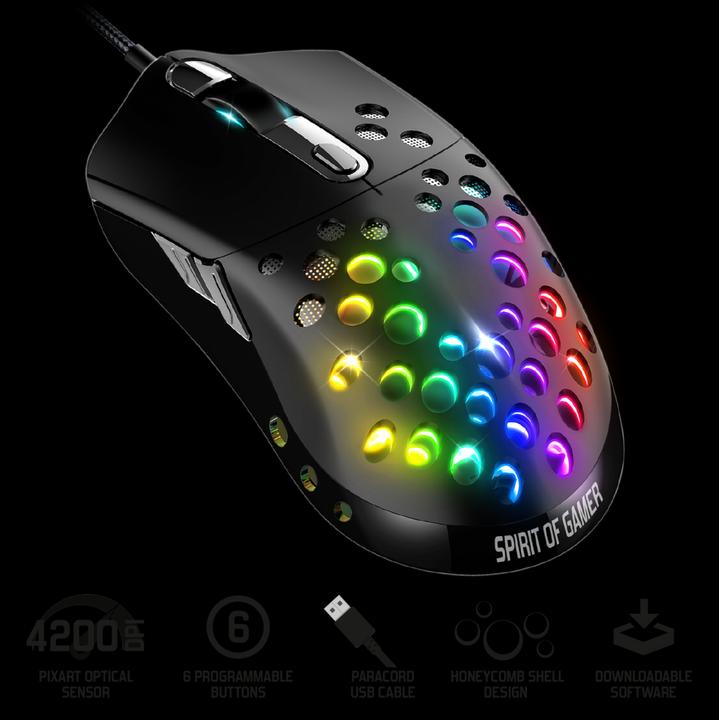 Image du produit Spirit Of Gamer Elite M80 (Filaire)