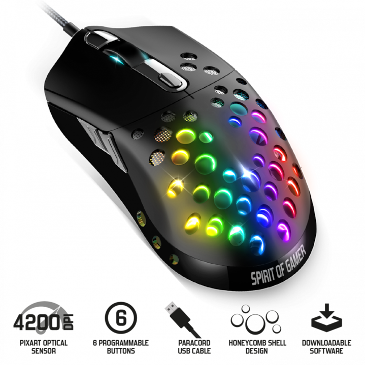 Produktbild Spirit Of Gamer Elite M80 (Kabelgebunden)