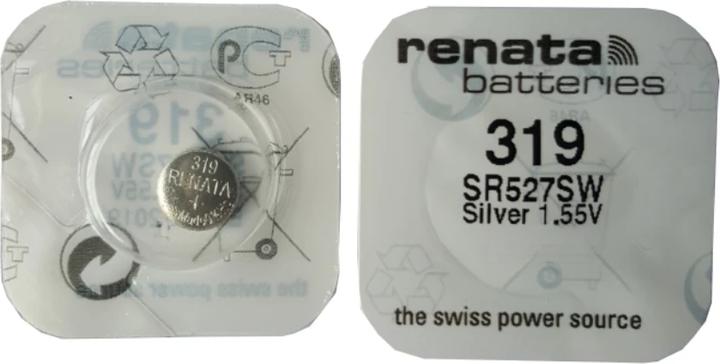Actual product image Renata 319 (SR527SW) Knopfzellen Batterie Silberoxid (1 pcs., 23 mAh)