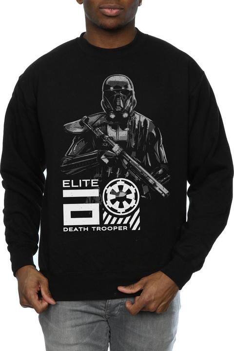 Actual product image Star Wars Mens Rogue One Elite Death Trooper Sweatshirt (S)