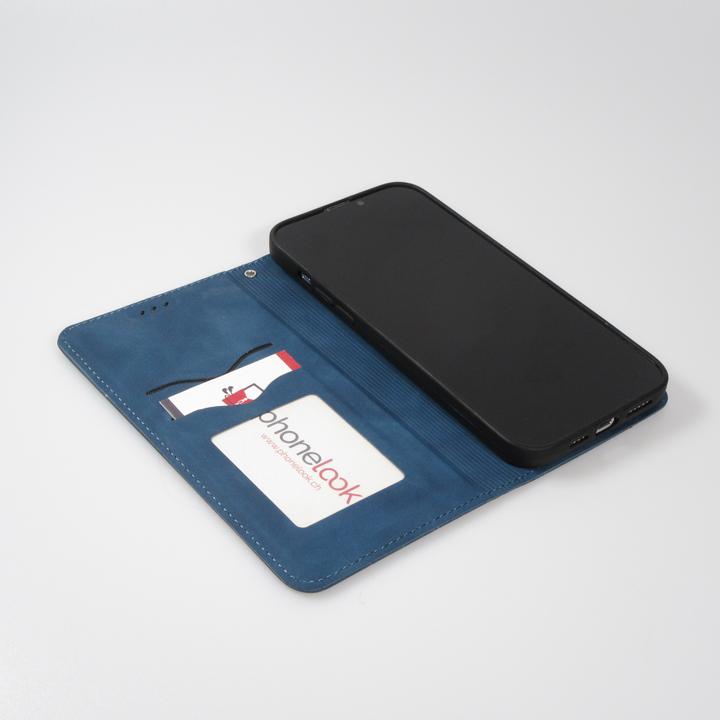 Image du produit PhoneLook Etui cuir Flip Wallet vintage avec fermeture aimantée et compartiment cartes (Apple iPhone 14)