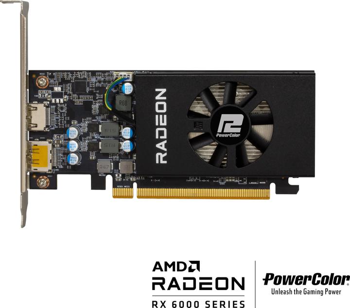 Produktbild Powercolor Power Color Graphics Card RX 6400 LP 4GB GDDR6 Graphics Card (4 GB)