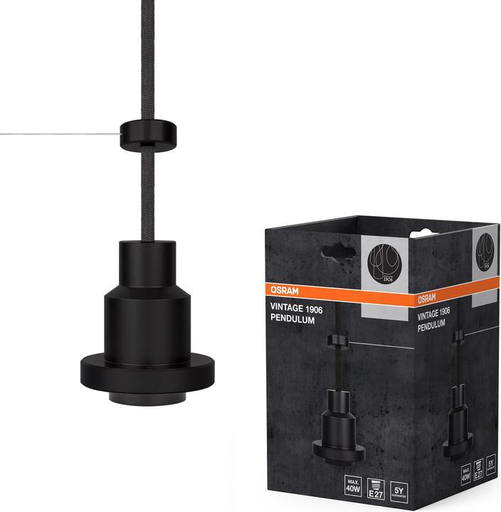 Actual product image Osram Vintage 1906® PenduLum Black (E27)
