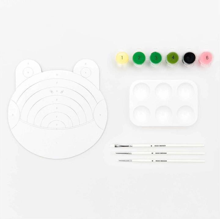 Actual product image Rico Design Malen nach Zahlen Set, Frosch, FSC 100%