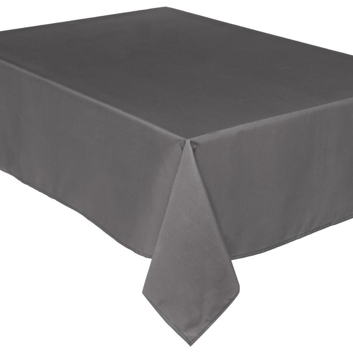 Atmosphera, Tischdecke, TABLECLOTH GREY 140X240CM 103900B (240 x 140 cm)
