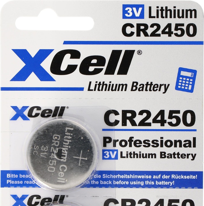 Produktbild XCell 5er-Sparset Batterie CR2450 (5 Stk., CR2450, 620 mAh)