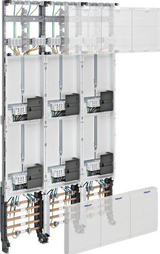 Actual product image Hager Meter cabinet ZL53W8N 6zp 3field 1350mm