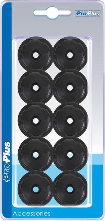 Actual product image ProPlus Tarpaulin hooks L round plastic 10 pieces in blister pack