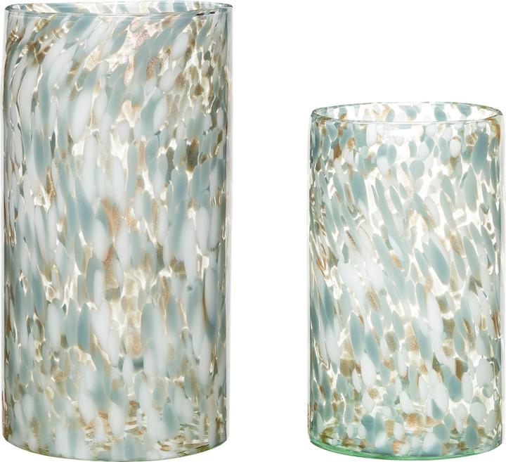 Image du produit Hübsch Libra Vases 2 pcs. Bleu (2x, 14 l)