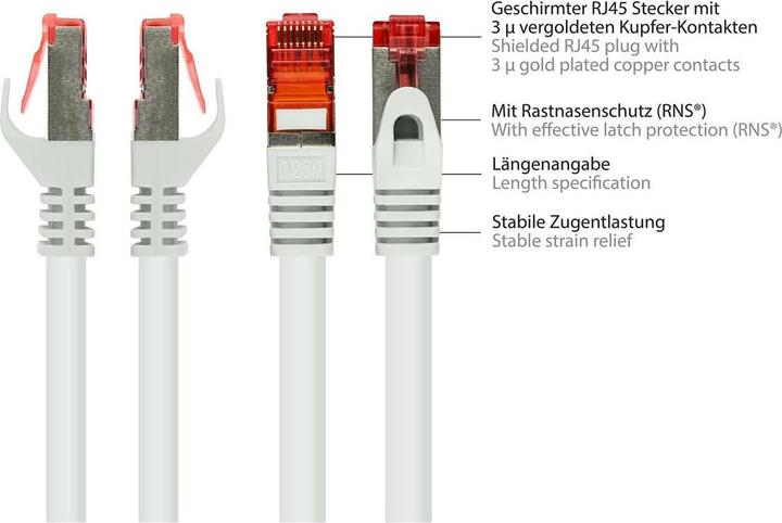 Actual product image Good Connections Alcasa 0.15m Cat.6 S/FTP (S/FTP, CAT6, 0.15 m)