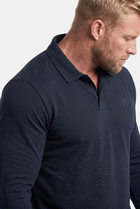 Produktbild Men+ Poloshirt, Basic, Piqué, Langarm (XL)