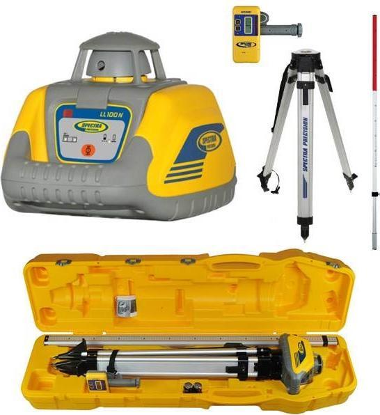Actual product image Spectra Physics 600507 LL100N Rotationslaser + Stativ + Messlatte (Set)