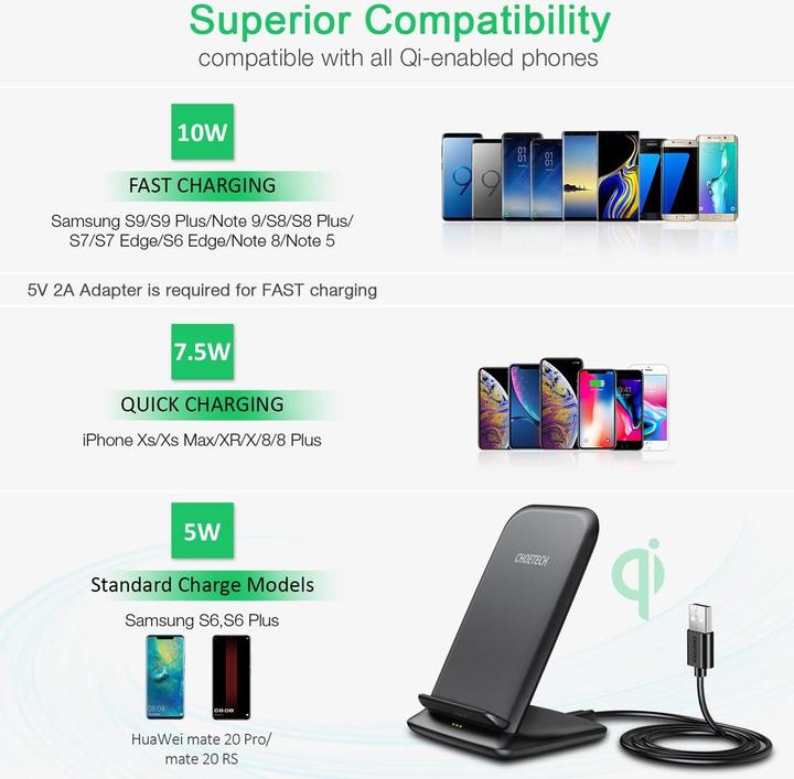 Produktbild Choetech T555-S (10 W)