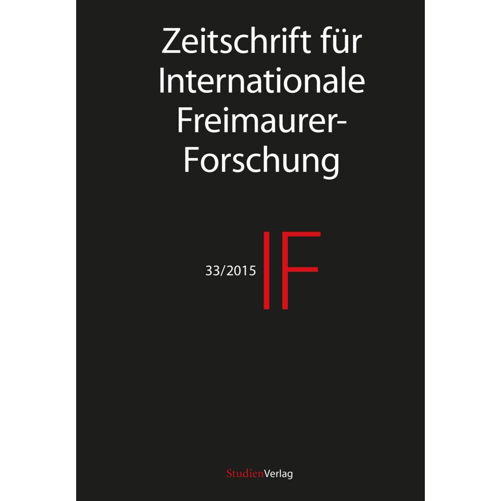 IF - Zeitschrift für Internationale Freimaurer-Forschung 33/15, Fachbücher
