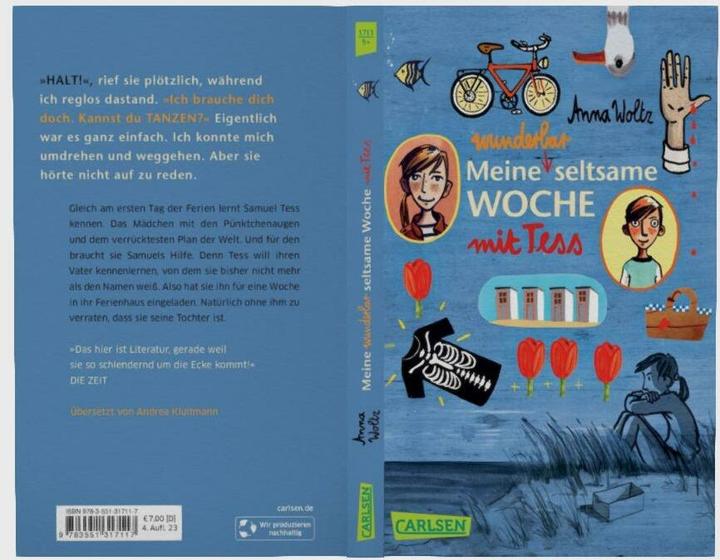 Produktbild Meine wunderbar seltsame Woche mit Tess (Anna Woltz, Regina Kehn, Deutsch)