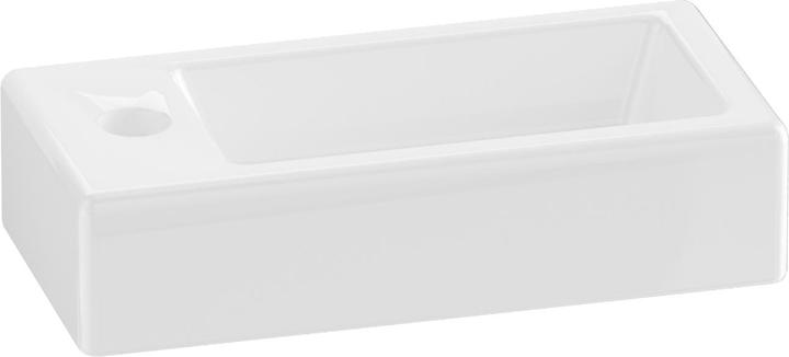 Emke Waschbecken Reckiger Waschbecken Keramik Waschbecken Waschtisch Hängewaschbecken, Hahnloch Rech (2050 mm, 4050 mm)