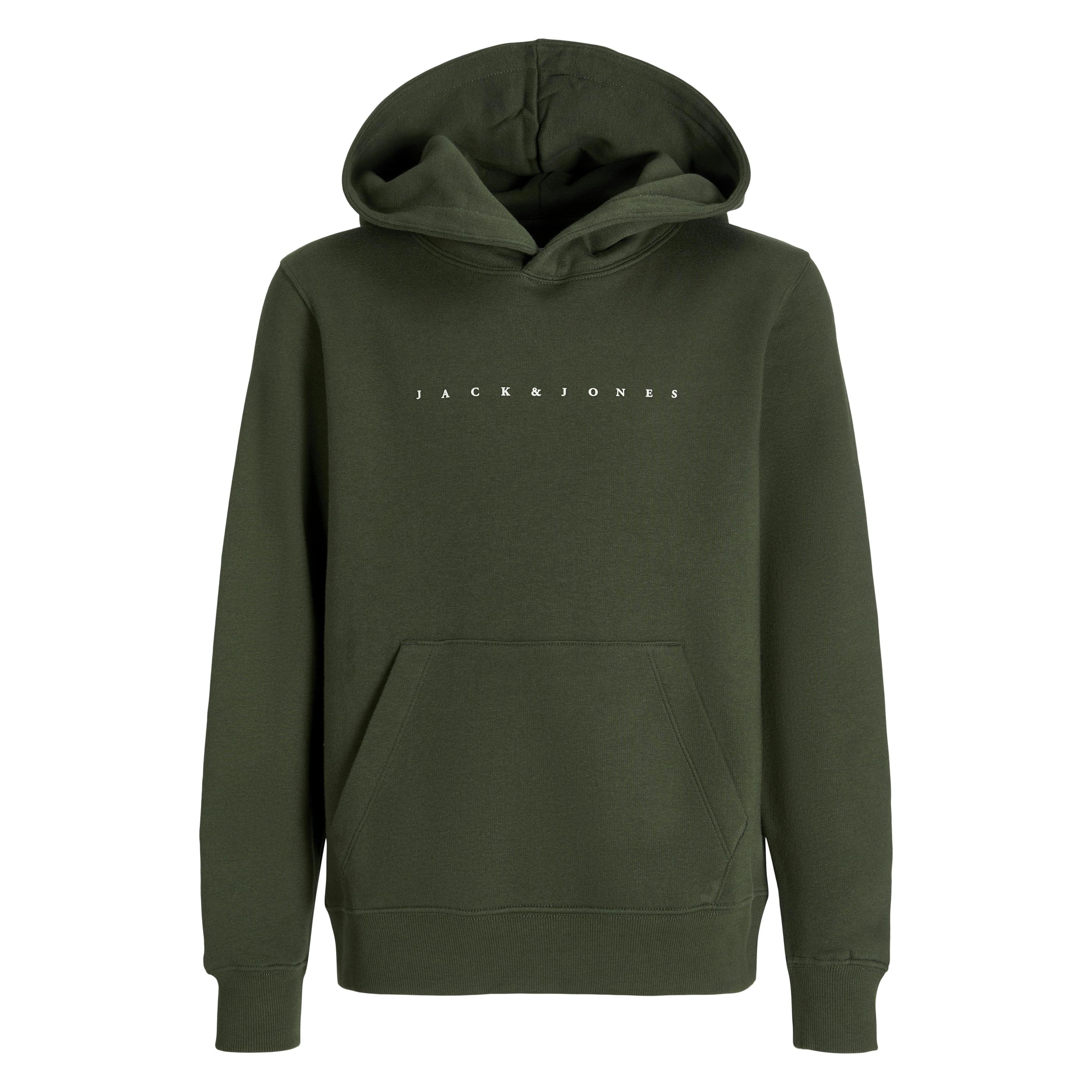Jack & Jones, Jungen, Pullover, Jjestar Jj Sweat Hood Noos Jnr, Grün, (152)