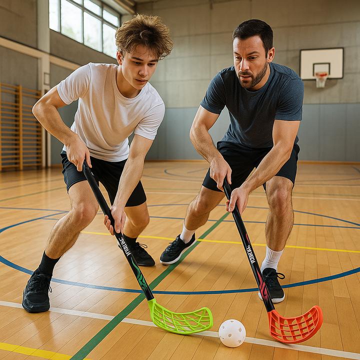 Produktbild Eurostick Tribal junior set 70/84cm - 2 Stöcke + 1 Ball (70 cm, Rechts, Links)