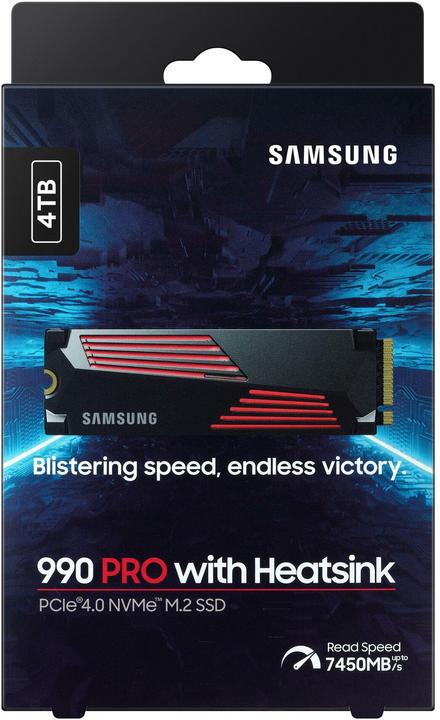 Immagine prodotto Samsung 990 Pro with Heatsink (4000 GB, M.2 2280)