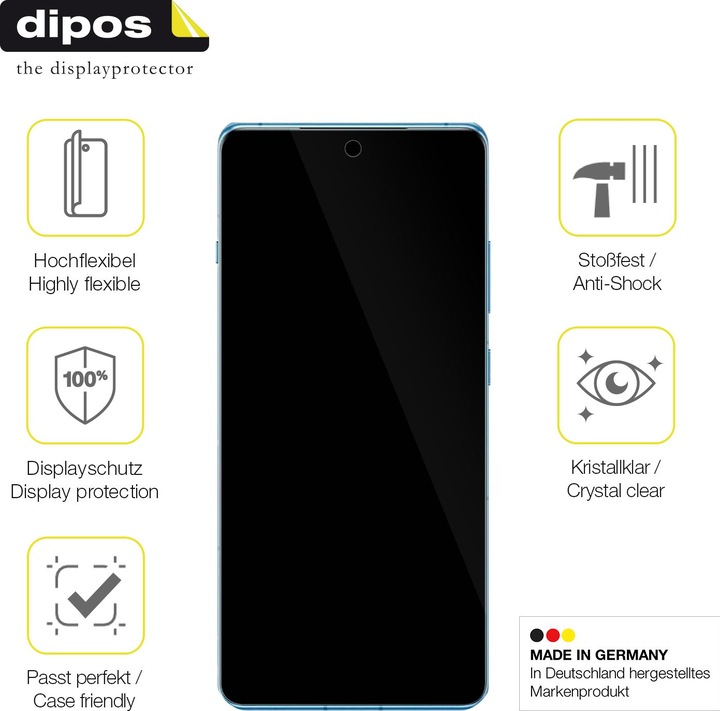 Actual product image Dipos 3D Full Cover Screen Protector (1 Piece, OnePlus 12R)