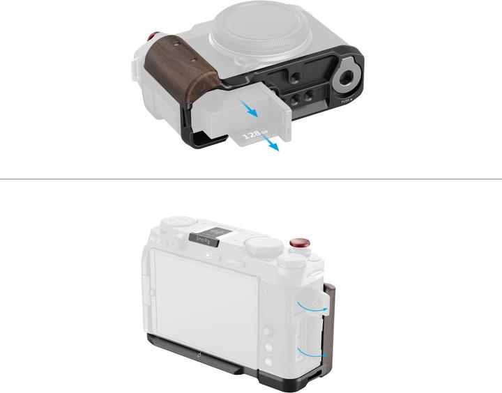 Immagine prodotto SmallRig L-Winkel mit Holzgriff für X-M5