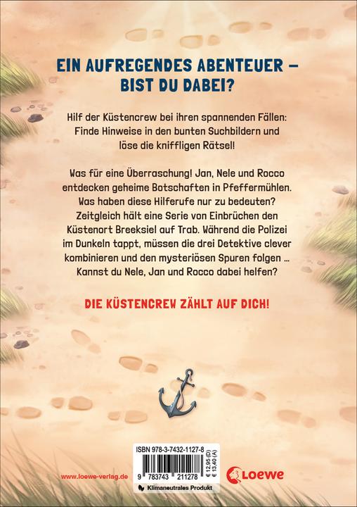 Actual product image Die Küstencrew (Band 2) - Die Spur der Schmuggler (German, Corner bandixen, Loewe children's books, Nathalie Kranich, 2022)