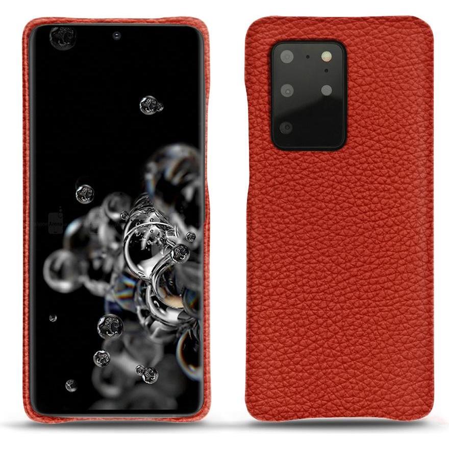 Noreve Lederschutzhülle (Samsung Galaxy S20+ 5G), Smartphone Hülle, Orange