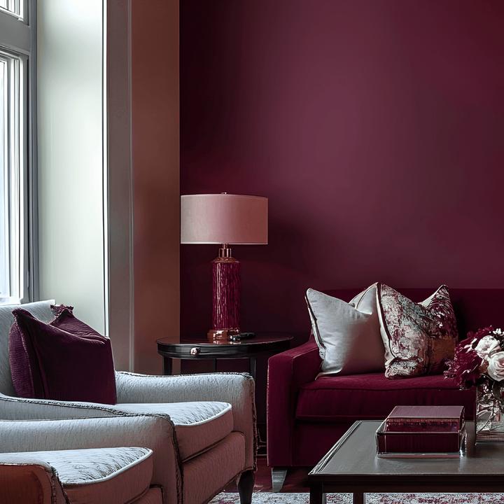 Actual product image Craft Colors Wall colour noble matt (Wine red, 5 l)