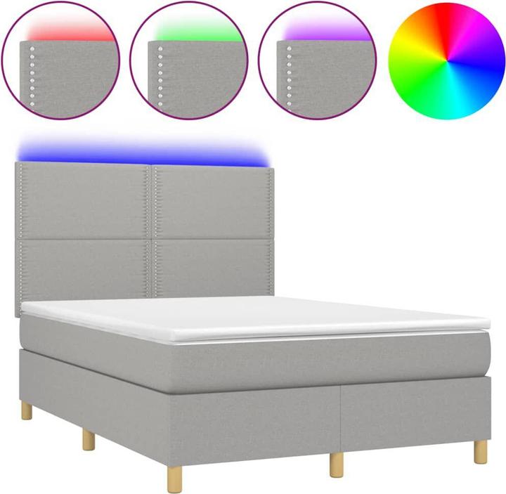 Produktbild vidaXL Boxspringbett (140 x 200 cm)
