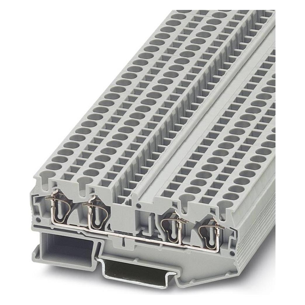 Phoenix Contact Feed Through Terminal Block ST 4QUATTRO, Elektronikkabel + Stecker, Grau
