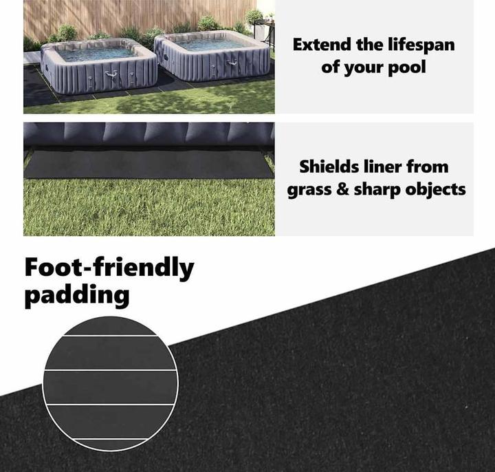 Immagine prodotto vidaXL Bodenfolie für Pools (999 x 500 cm)