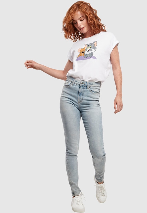 Produktbild Merchcode Ladies Tom & Jerry Pose Tee (XS)