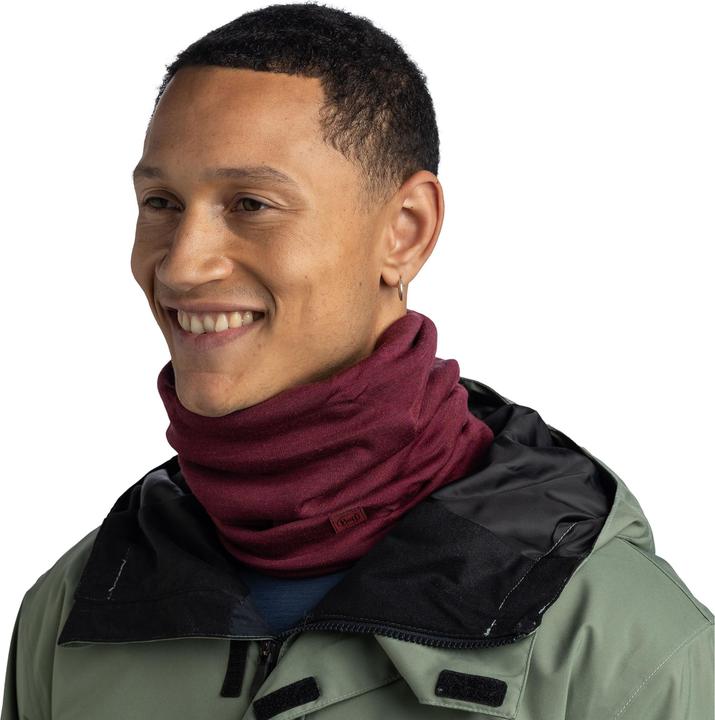 Actual product image Buff Heavyw.Wool Therm. Solid Neckwarmer