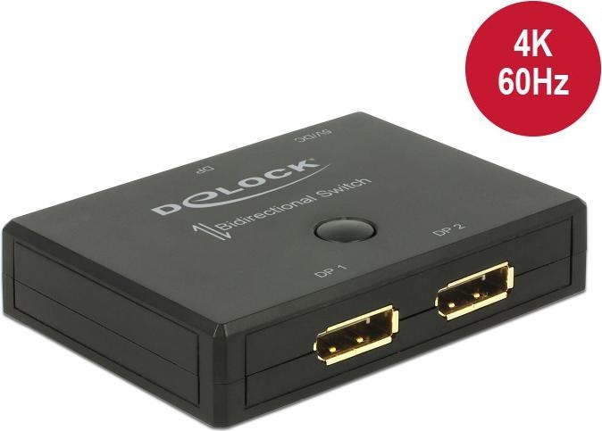 Produktbild Delock 2 Port DP Switch&Verteiler