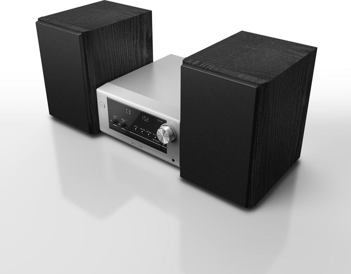 Panasonic Hifi DAB+ 2x80W PM704 Zilver (Bluetooth, CD Speler, 2x 40 W)