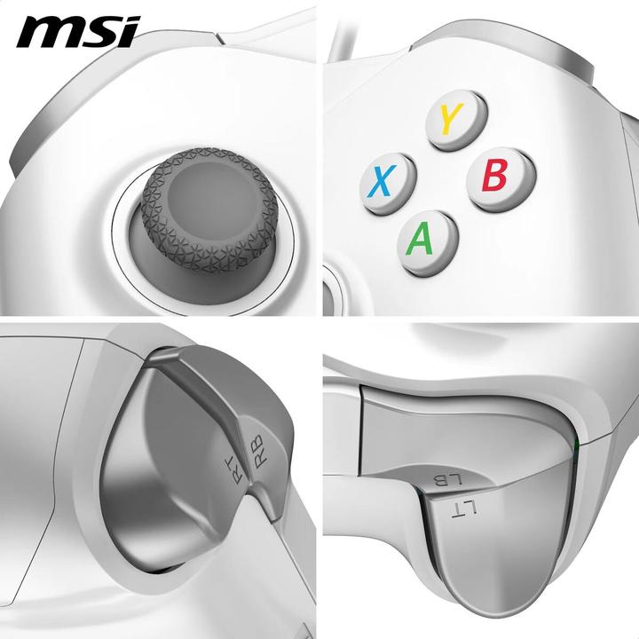 Image du produit MSI FORCE GC200 WHITE (Android, PC)