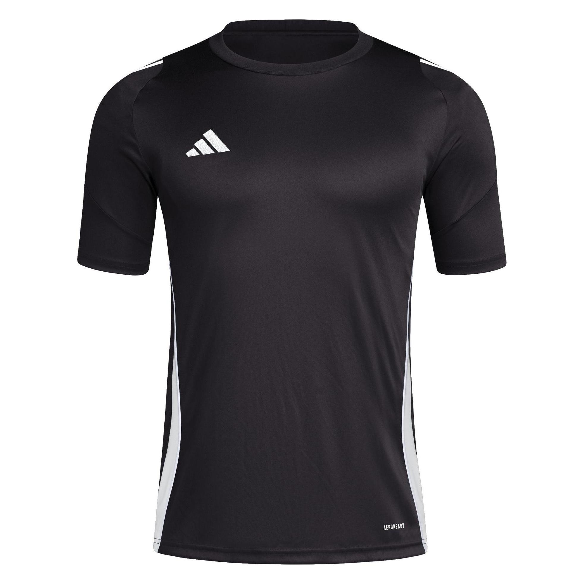 Adidas, Mannen, Sportief Shirt, TIRO24 Jsy (Xxl), Wit, Zwart, Xxl