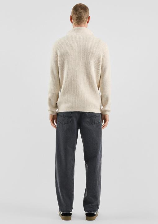 Produktbild s.Oliver Strickpullover Troyer Strickpullover in Wolloptik (XXL)