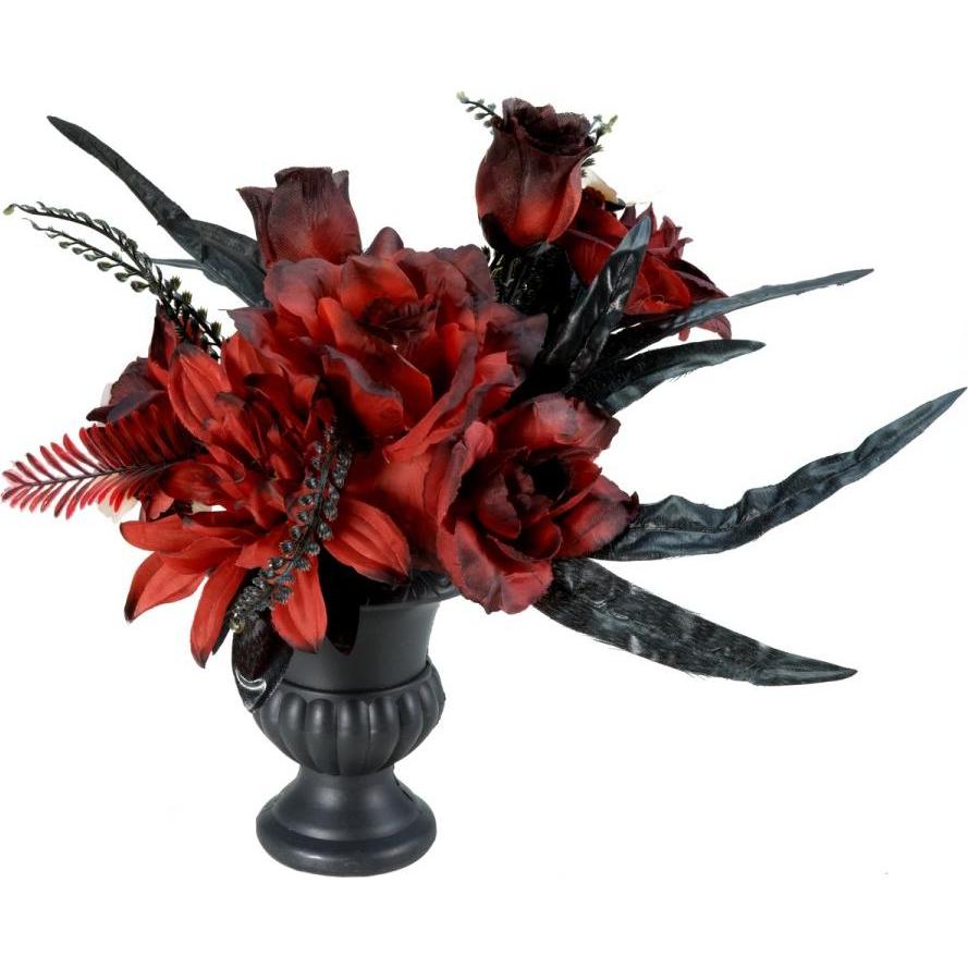 Thumbnail - Europalms Halloween Tischdeko, Rosen, 28cm