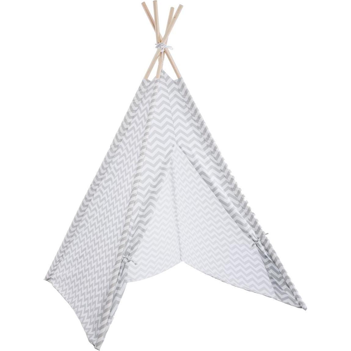 Atmosphera, Deko Objekt, tipi deco h.160 cm grau, grau (120 x 120 x 160 cm)