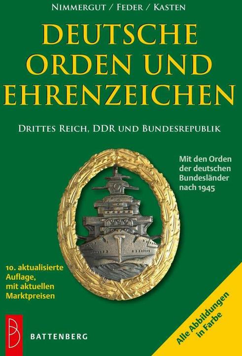 Immagine prodotto Deutsche Orden und Ehrenzeichen (Tedesco, Heiko Von der Heyde, Jörg Nimmergut, Klaus H. Feder, 2017)