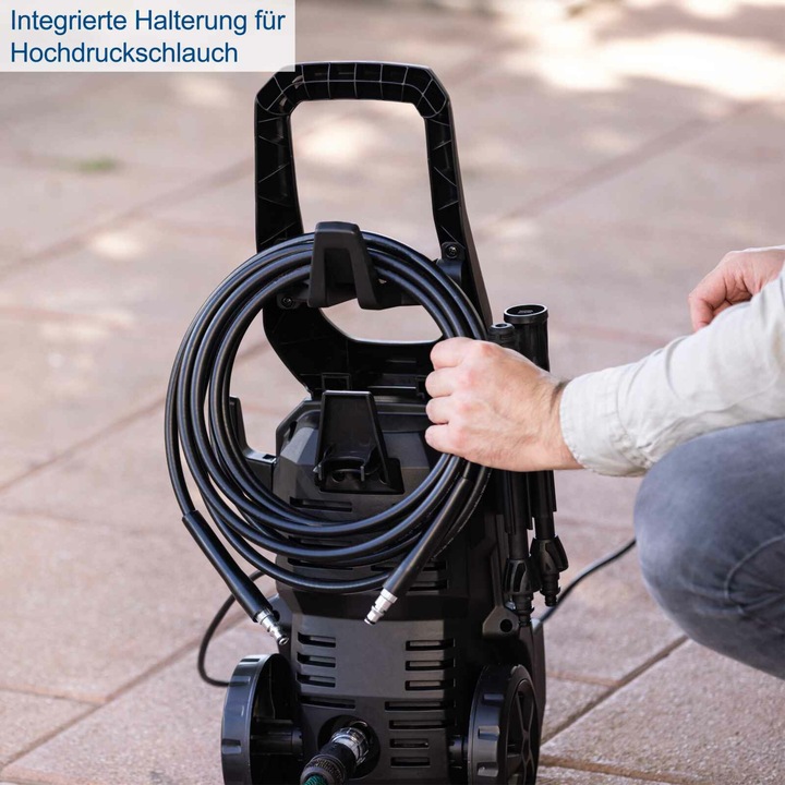 Actual product image Scheppach High pressure cleaner 1600W, 135 bar incl. Quick-Connect-System & accessories (Electrical connection)
