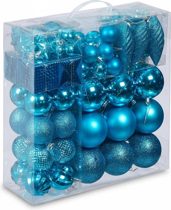 Actual product image Relaxdays christmas baubles (110x)