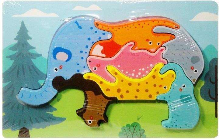 Immagine prodotto Teka Holzpuzzle Wilde Tiere