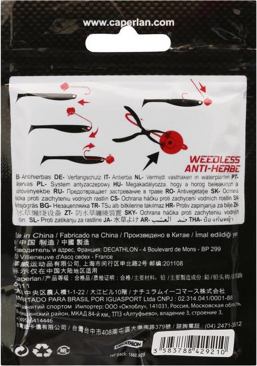 Immagine prodotto Caperlan Teste di piombo Jig Head Round 10 g 4 pz.