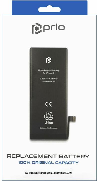 Actual product image prio Battery Cell for iPhone 12 Pro Max (without Flex Cable)
