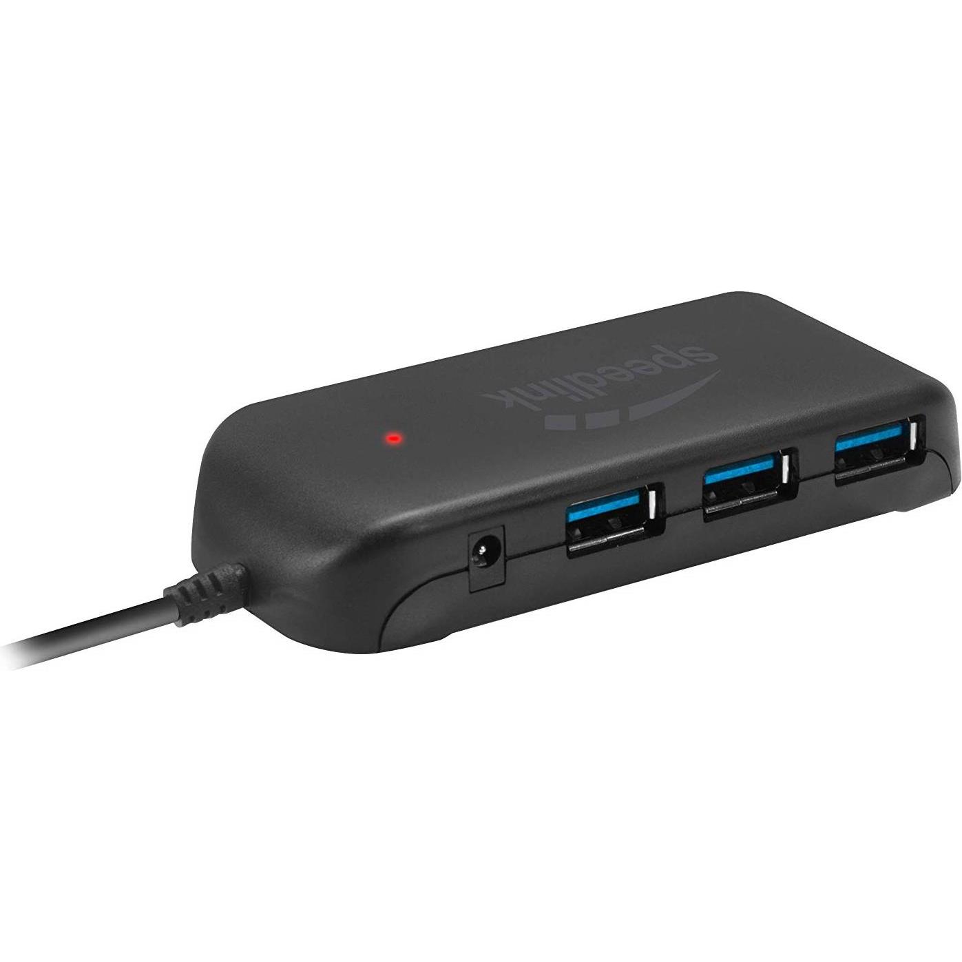 Thumbnail - Speedlink Snappy Evo (USB-C, 7 Ports), Dockingstation + USB Hub, Schwarz