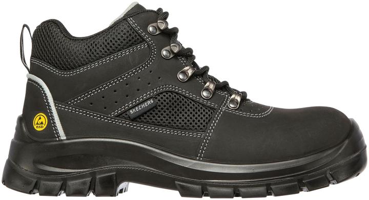 Actual product image Skechers Trophus Letic S1P ESD Black Shoes (S1P, 40)