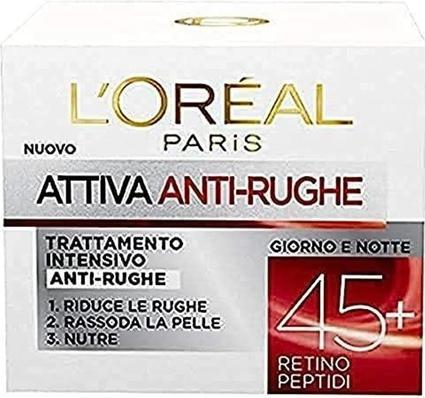 Actual product image L'Oréal Paris L'Oreal Dermo Expertise Active Vase Face Wrinkle Cream 45+ 50ml (50 ml, Night cream)